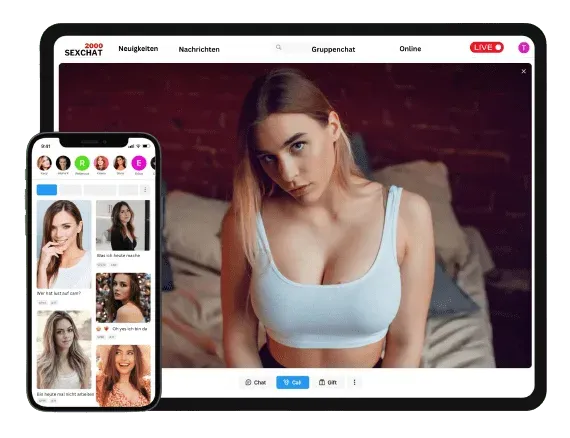 Erlebe echten Nudechat live mit versauten Frauen