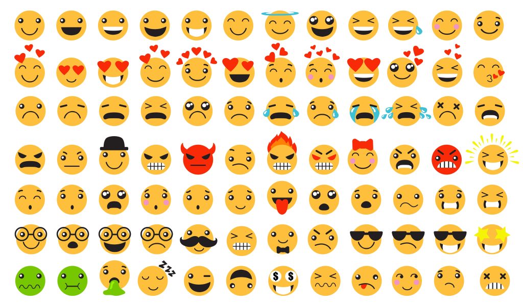 Smileys und Emojis zum Flirten und Daten